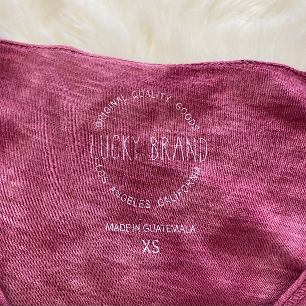 Lucky Brand Tie Dye Boho Print Shirt NWOT - Picture 5 of 7